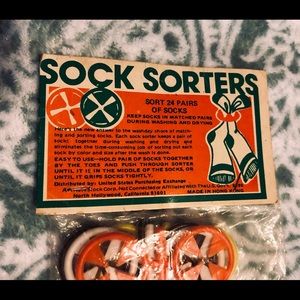 Vtg NIP Sock Sorters *Keep Matched Pairs Together*